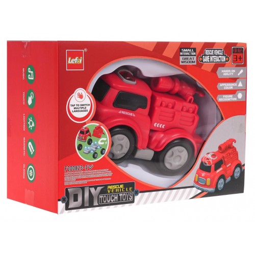 Hasičské auto s magnetmi