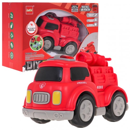 Hasičské auto s magnetmi