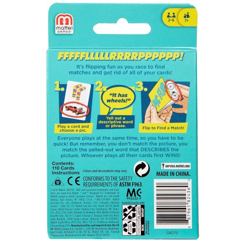 Logická kartová hra Pic Flip pre deti 7+ Hra na asociácie + 110 kariet s obrázkami