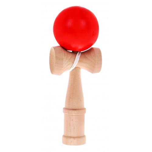 Zručnostná hra Kendama pre deti 3+ a dospelých Drevená hračka + Červená gulička