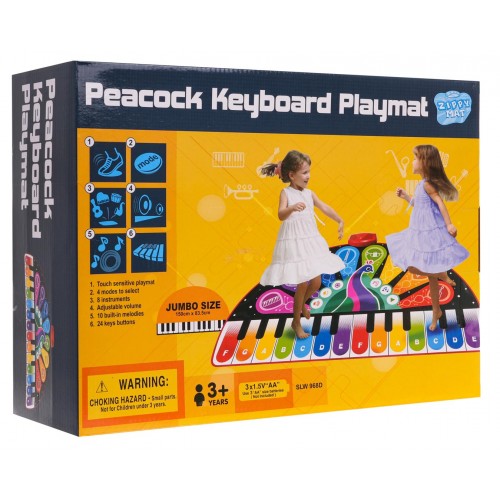 Muzikálna klávesnica hudobná labka