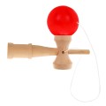 Zručnostná hra Kendama pre deti 3+ a dospelých Drevená hračka + Červená gulička