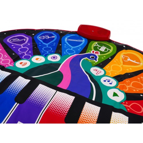 Muzikálna klávesnica hudobná labka