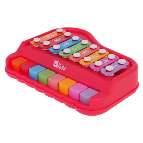 Červený činelový klavír