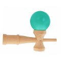 Zručnostná hra Kendama pre deti 3+ a dospelých Drevená hračka + Zelená gulička