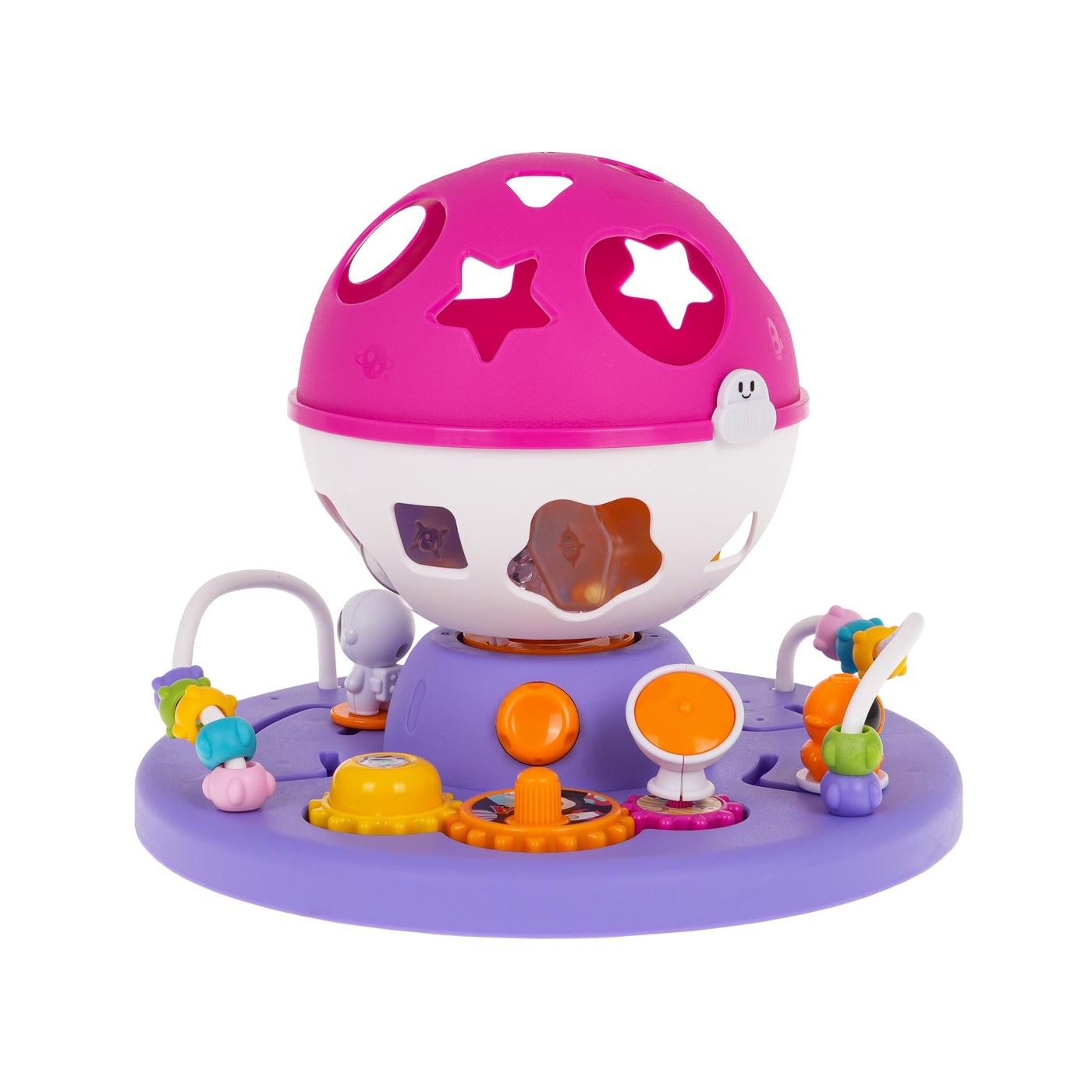 Interaktívny triedič s funkciou svetla a zvuku Ružový