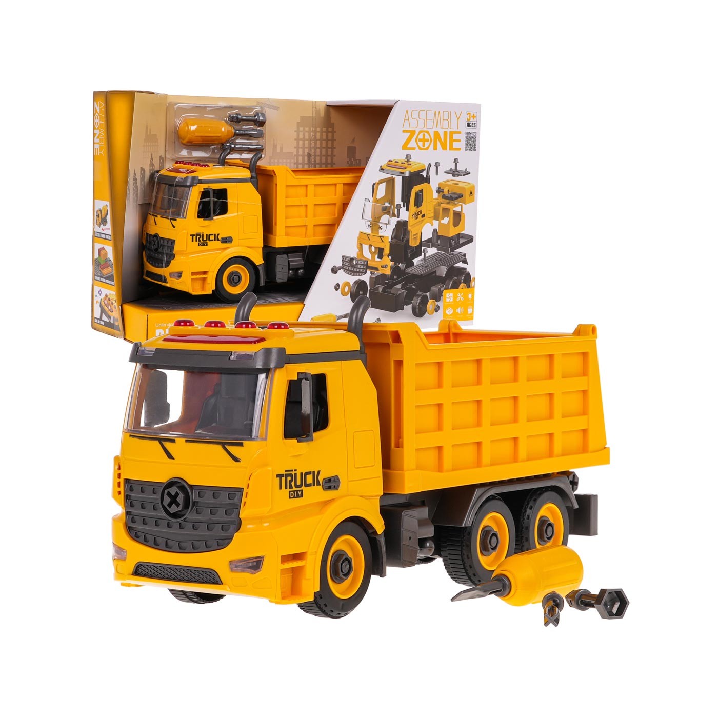 Odnímateľný sklápač s funkciou zvuku + príslušenstvo