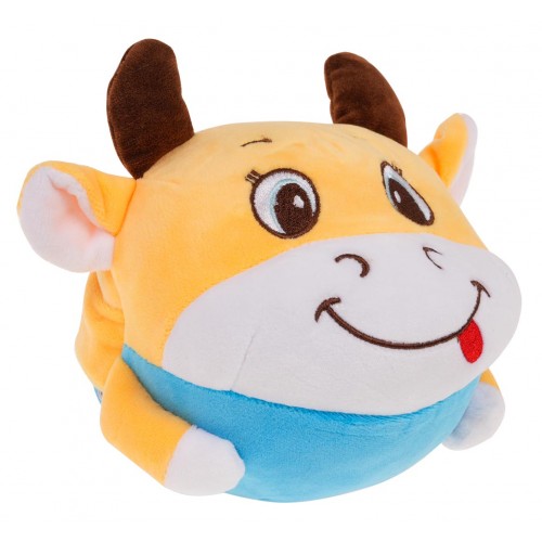 Veselá skákajúca kravička s funkciou svetla a zvuku