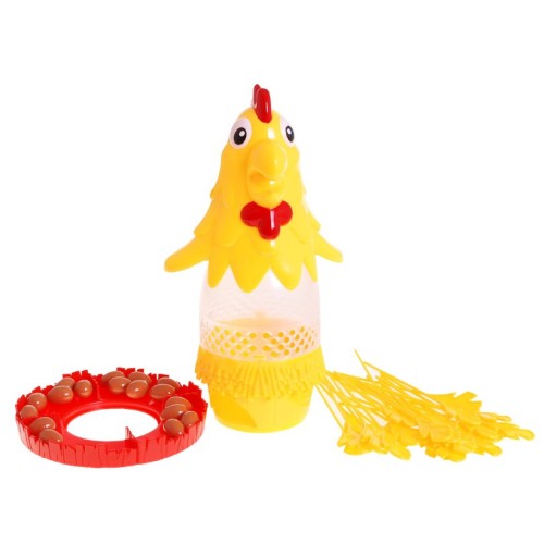 Zručnostná hra Ošklb Kurča pre deti 3+ a dospelých Vyberanie pier + Ochrana vajíčok