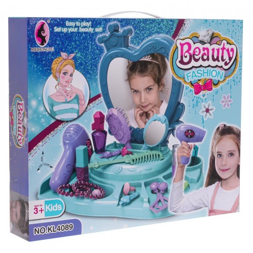 Beauty Fashion Blue Toaletný stolík + doplnky