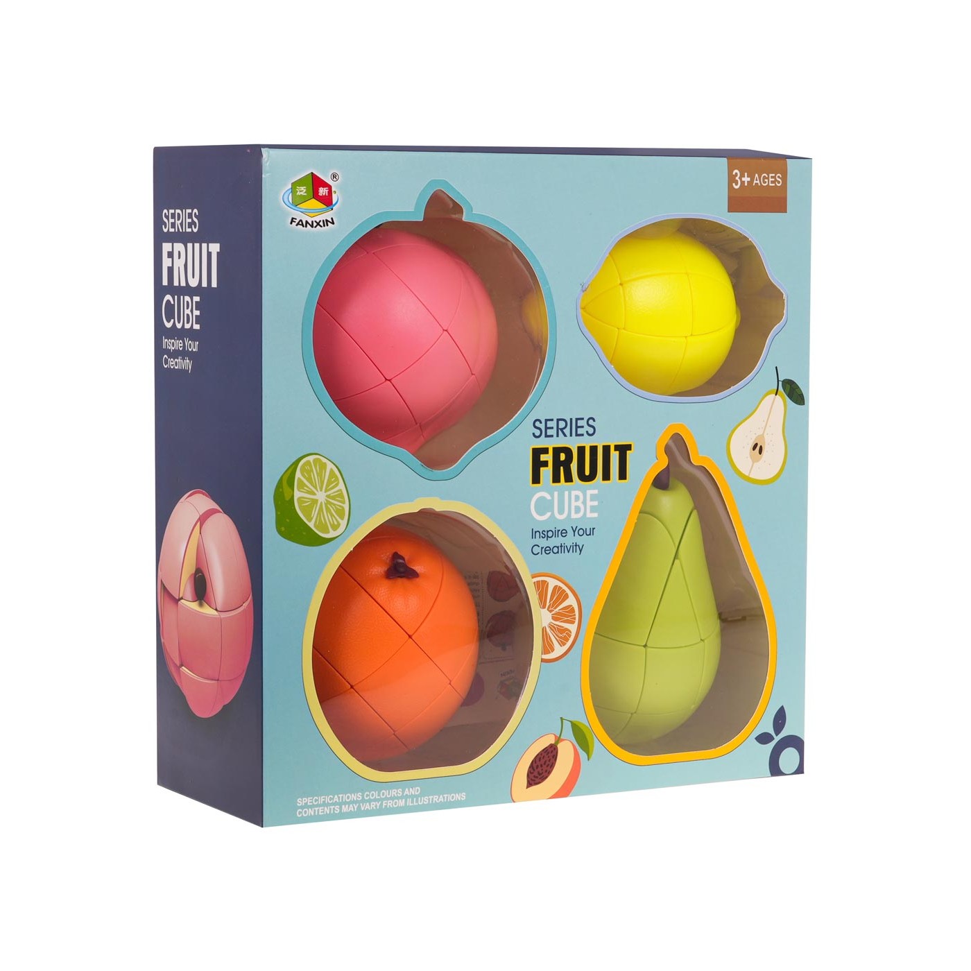 Sada ovocných puzzle