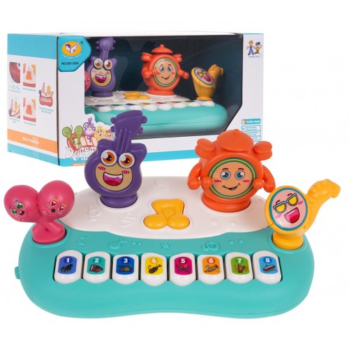 Klavír pre najmenších so zvukmi nástrojov