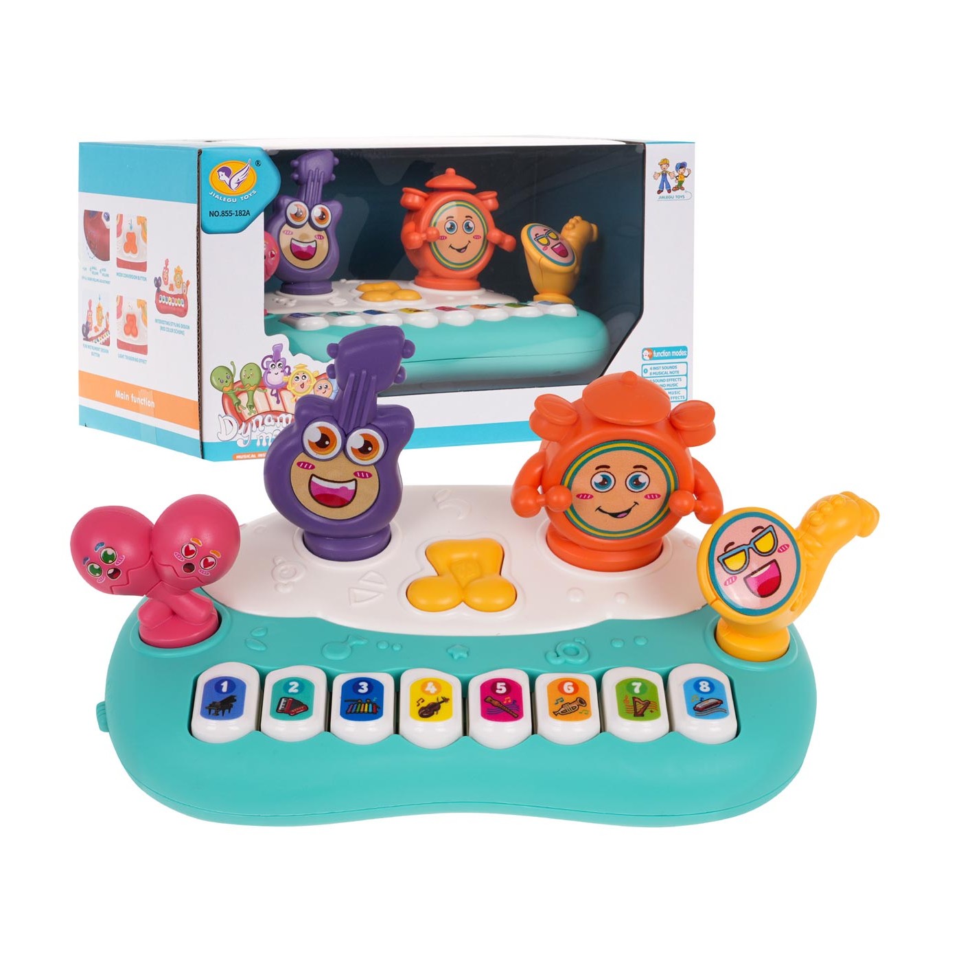 Klavír pre najmenších so zvukmi nástrojov