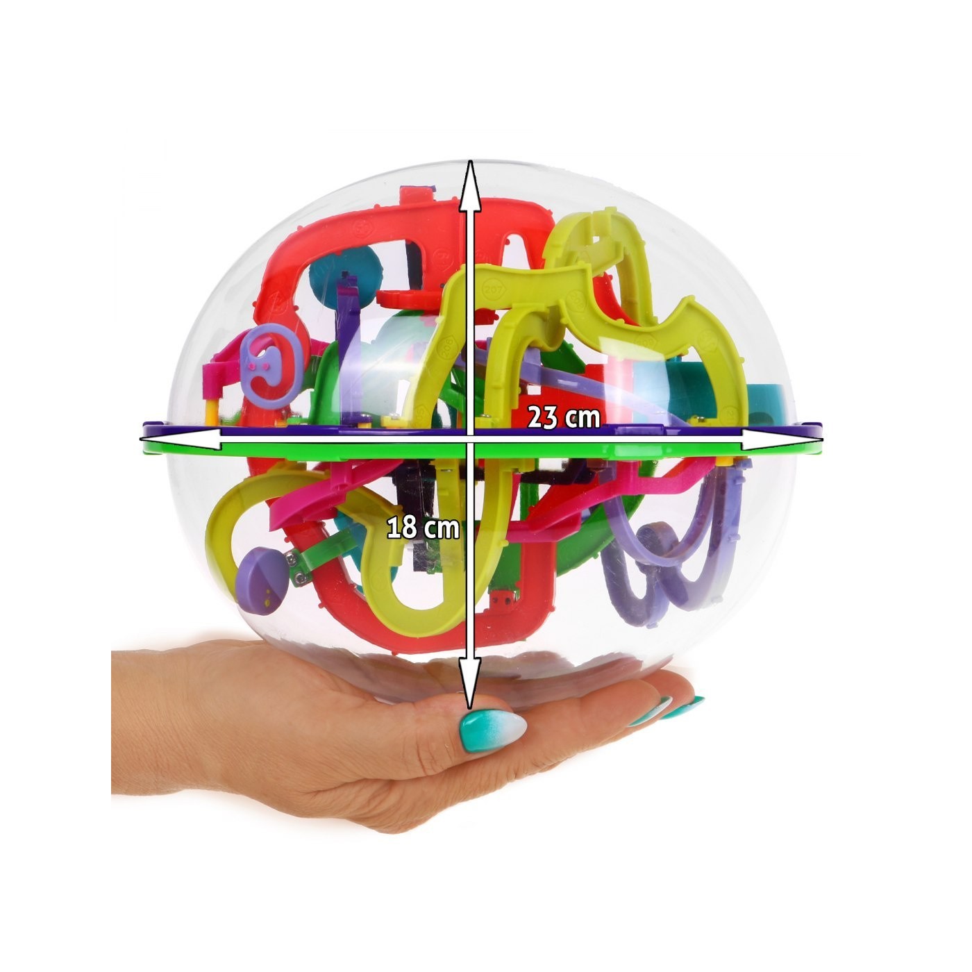 Gulička 3D s labyrintmi pre deti 6+ Vedenie guličky + 299 etáp + Logická a zručnostná hra