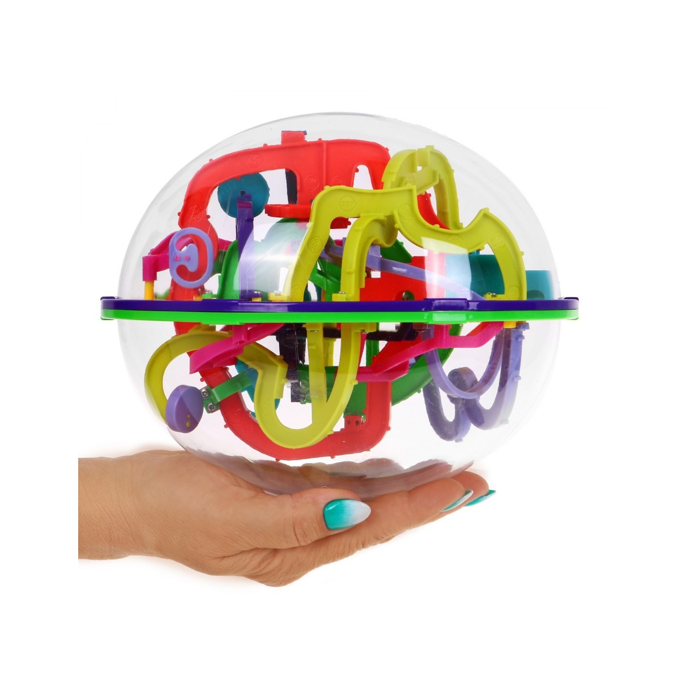 Gulička 3D s labyrintmi pre deti 6+ Vedenie guličky + 299 etáp + Logická a zručnostná hra