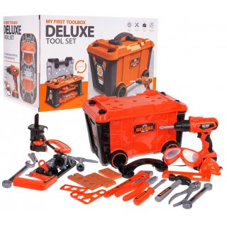 DIY kufor/dielna sada 2v1 + príslušenstvo