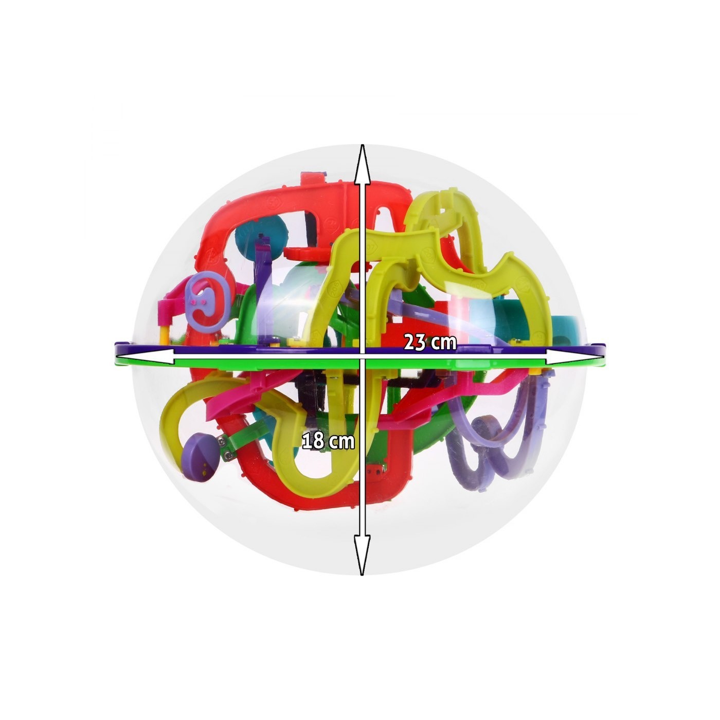Gulička 3D s labyrintmi pre deti 6+ Vedenie guličky + 299 etáp + Logická a zručnostná hra