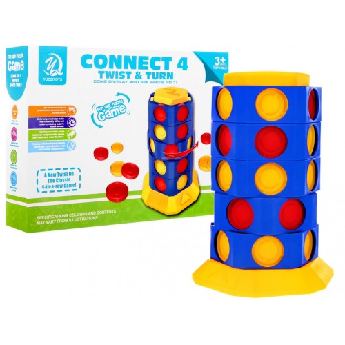 Logická hra CONNECT 4 TWIST TURN Line up