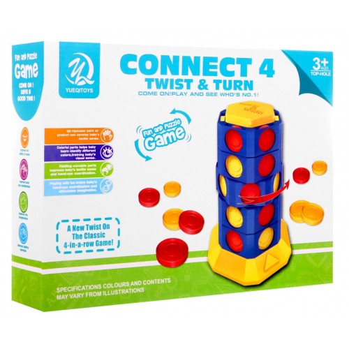 Logická hra CONNECT 4 TWIST TURN Line up
