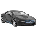BMW i8 čierne RASTAR model 1:14 Diaľkovo ovládané auto + ovládač 2,4 GHz