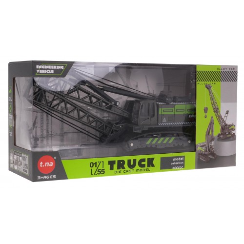 Kovový žeriav čierny a zelený