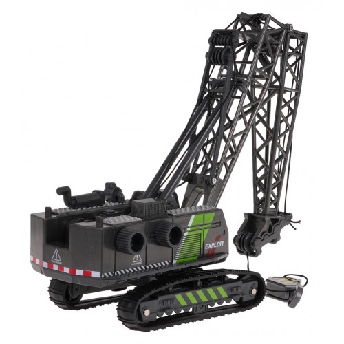 Kovový žeriav čierny a zelený