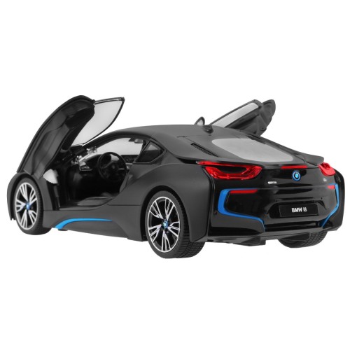 Autíčko R C BMW i8 Čierne Otváracie dvere 1 14 RASTAR