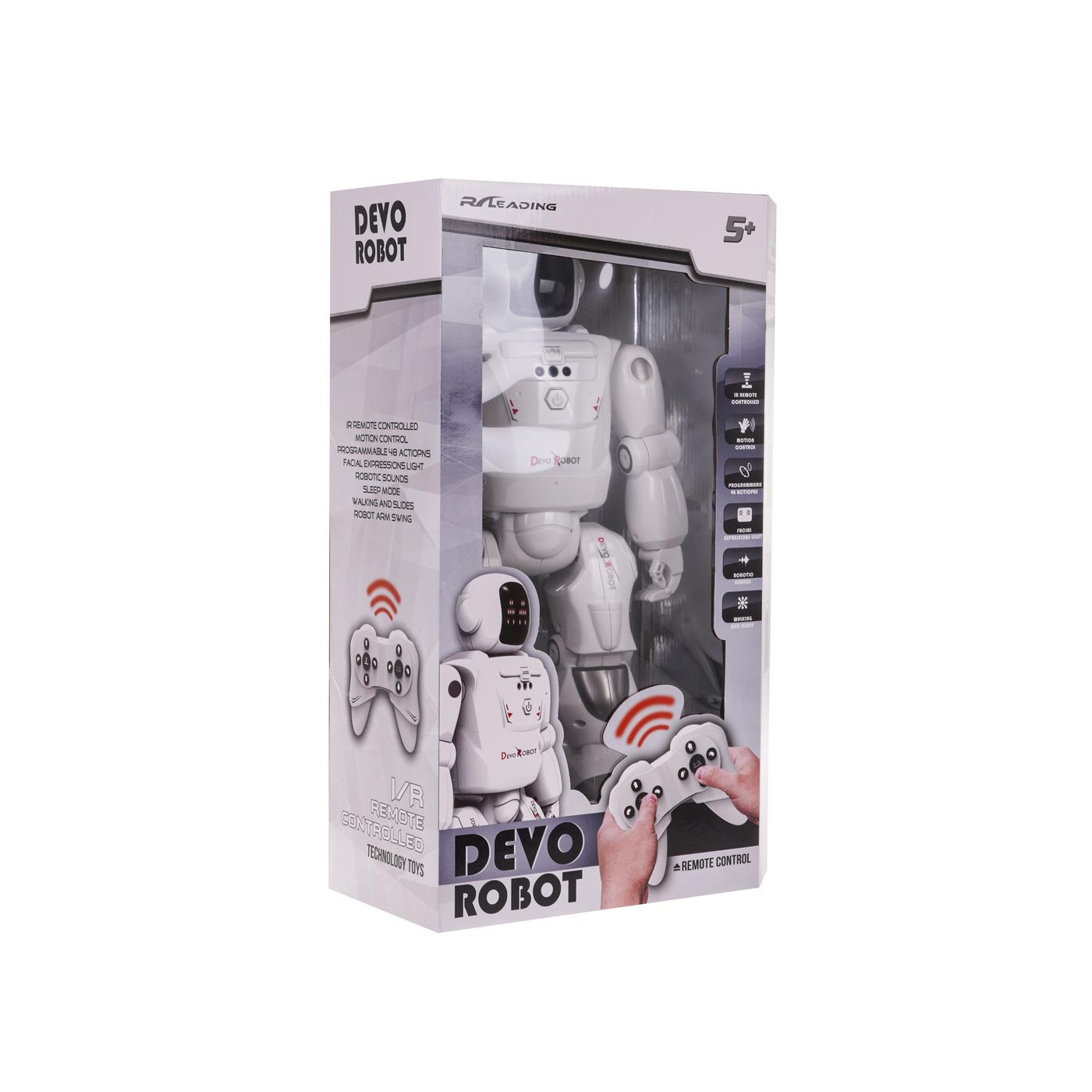 MEGA Robot R/C biely