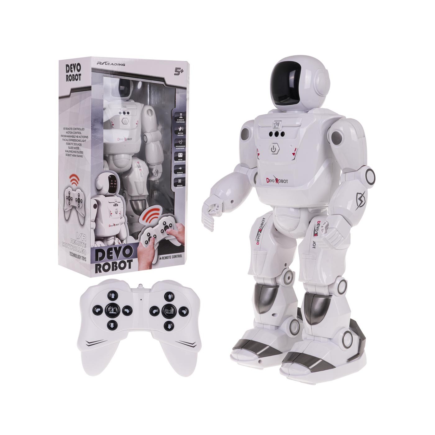 MEGA Robot R/C biely