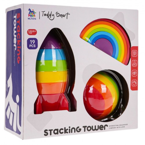 Sada zmyslových hračiek 19 kusov.