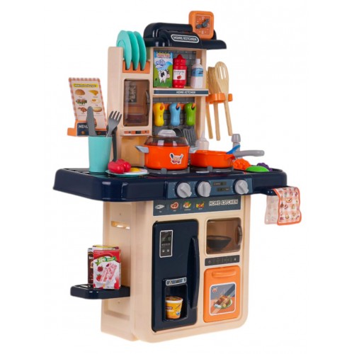 Kuchynská kuchynka s funkciou svetla, zvuku, vody a pary 42 kusov.