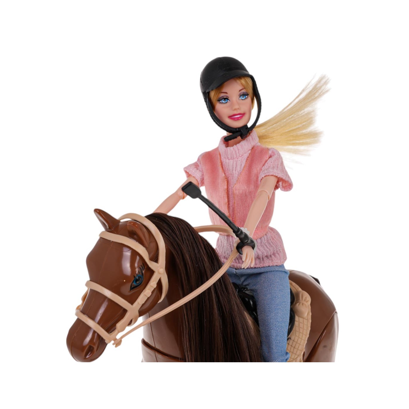 Set bábika s koňom + príslušenstvo