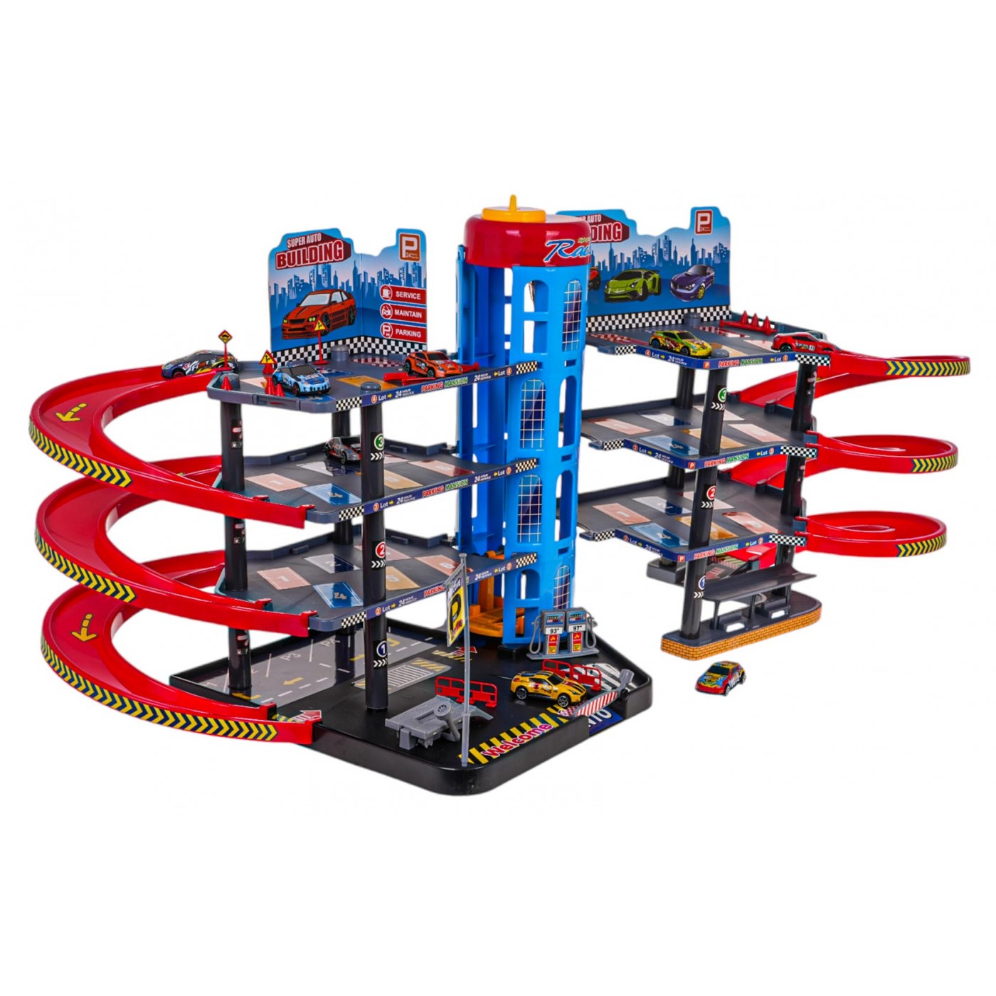 MEGA garážové státie + autá