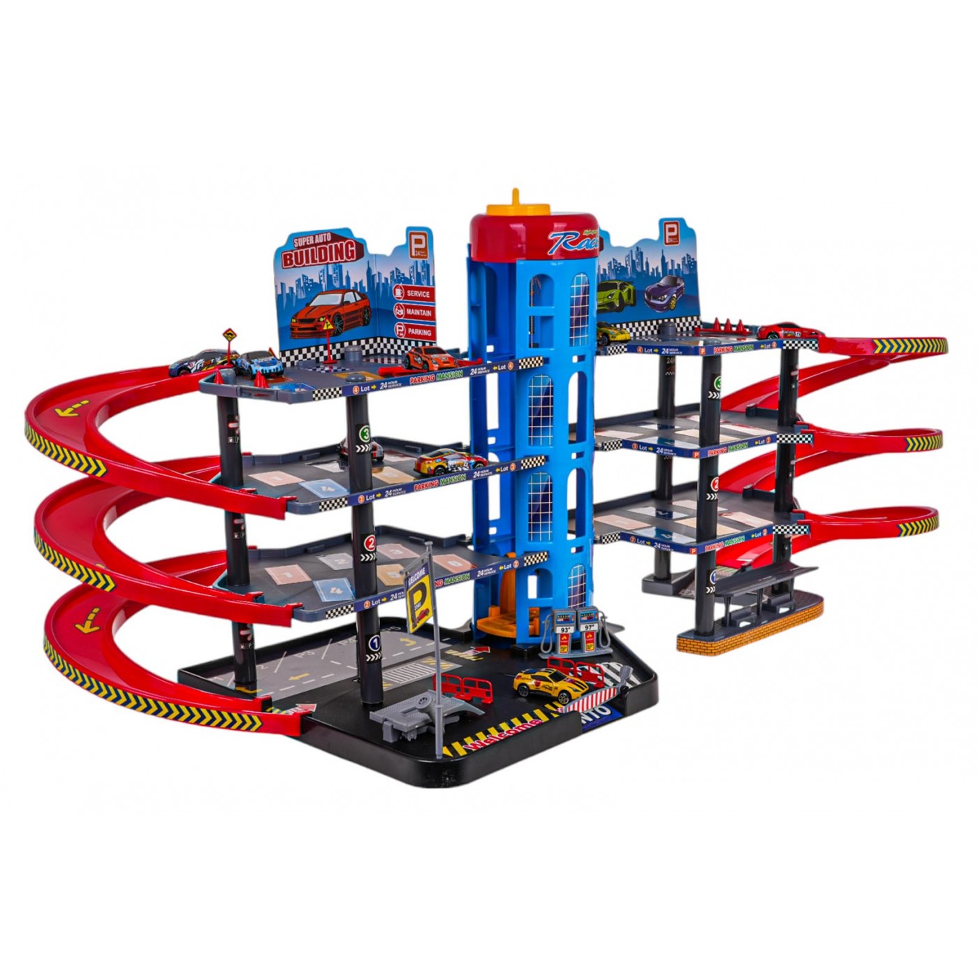 MEGA garážové státie + autá