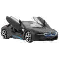Autíčko R C BMW i8 Čierne Otváracie dvere 1 14 RASTAR