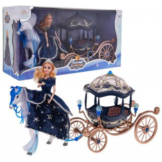 Magic Carriage with Doll Blue