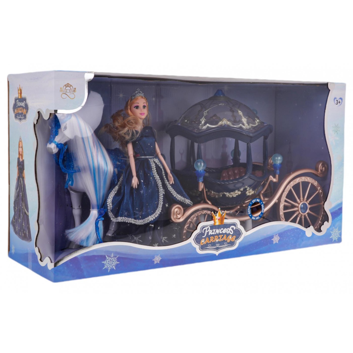 Magic Carriage with Doll Blue