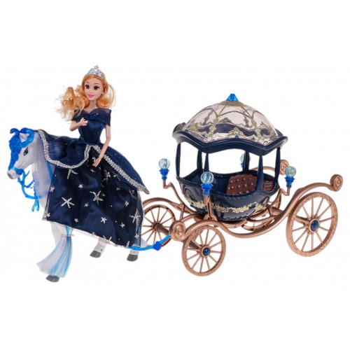 Magic Carriage with Doll Blue