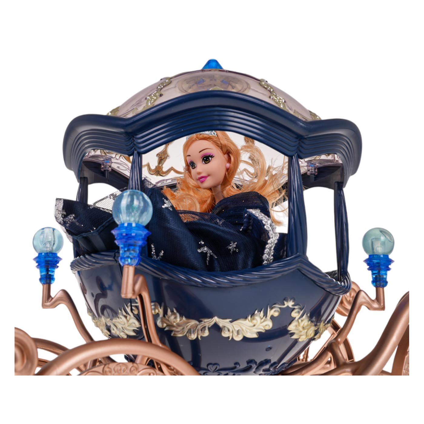 Magic Carriage with Doll Blue