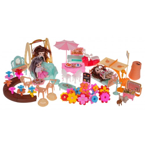 Vila s funkciou svetla a vody + príslušenstvo