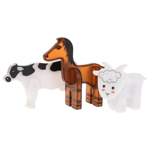 Magnetické bloky Farma 46 ks.