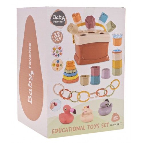 Sada hračiek s triedičom 32 kusov.