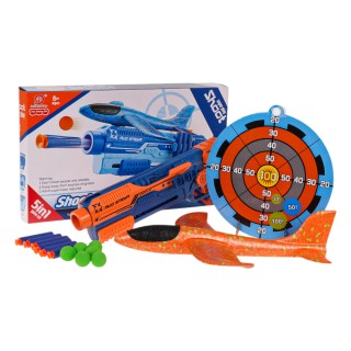Pistole 5v1 Orange Plane Launcher