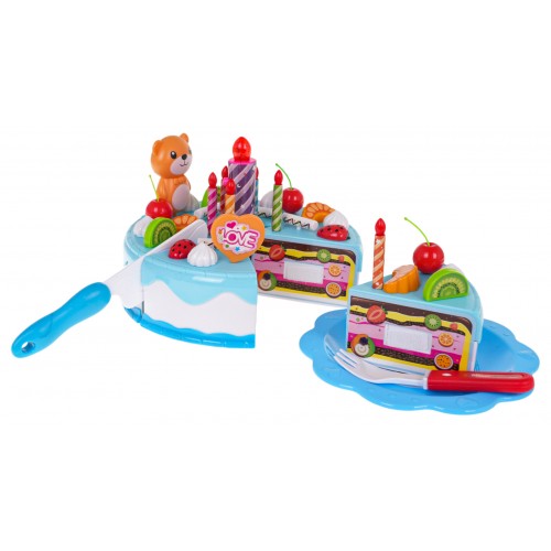 Modrá súprava na narodeninovú tortu