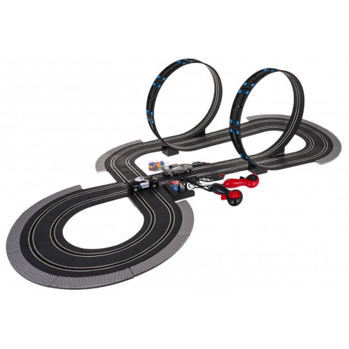 Pretekárska dráha s autami + blokmi