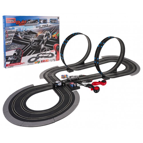 Pretekárska dráha s autami + blokmi