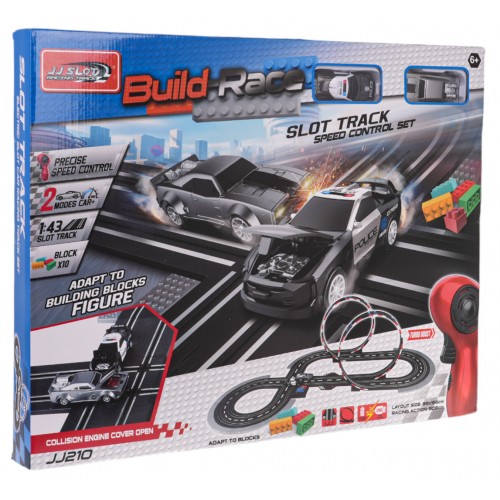 Pretekárska dráha s autami + blokmi