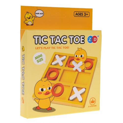 Tic Tac Toe Logická hra Verzia Duck