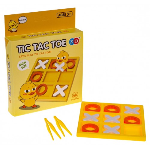 Tic Tac Toe Logická hra Verzia Duck