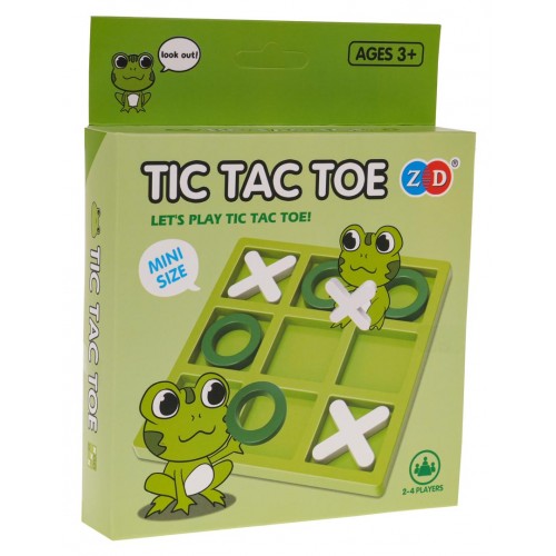 Logická hra Tic Tac Toe Verzia Frog